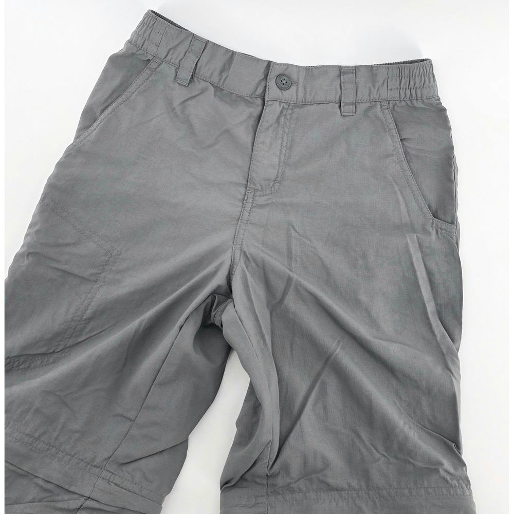Columbia Gorpcore Convertible Hiking Pants Size 10/12 M Boys Grey AB0047 Nylon